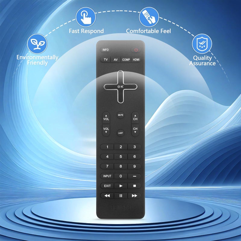 Beyution New VIZIO VR9 Remote for VIZIO VM190XVT VM230XVT M190MV M220MV E260MV VM190XVT VM230XVT M190MV E320ME M220MV M260MV M260MV M190MV M220MV M160MV E320ME E260MV -Origina New! 30 Days Warranty! - Image 3